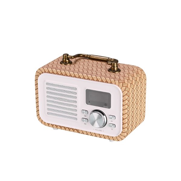 Altavoz Bluetooth de madera con veta tejida BL11