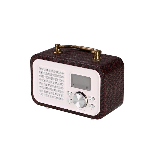 Altavoz Bluetooth de madera con veta tejida BL12